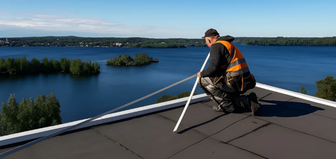 Kattotyö Tampereella